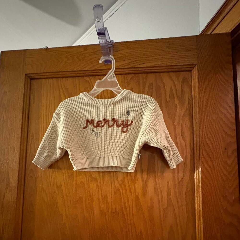 Modern Moments by Gerber Merry Embroidered Knit Sweater